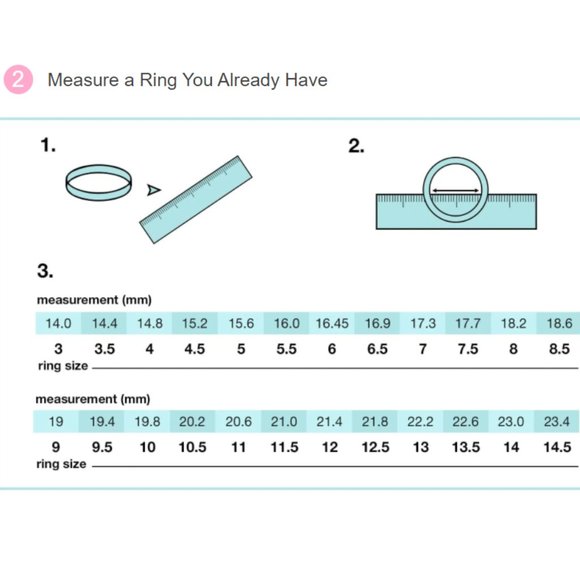 Find your ring size here! - Picture 3 of 3